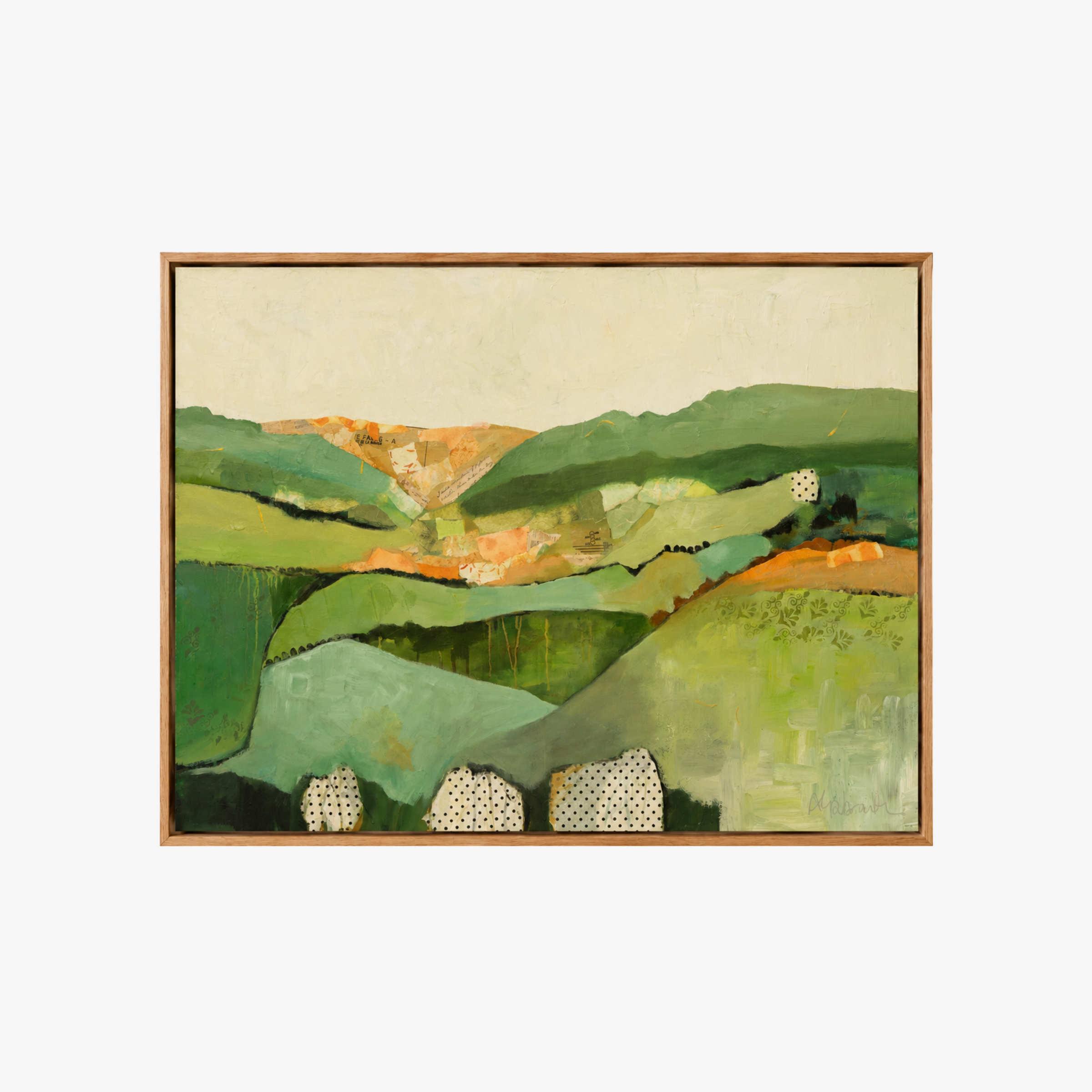 Patchwork Peaks - Original