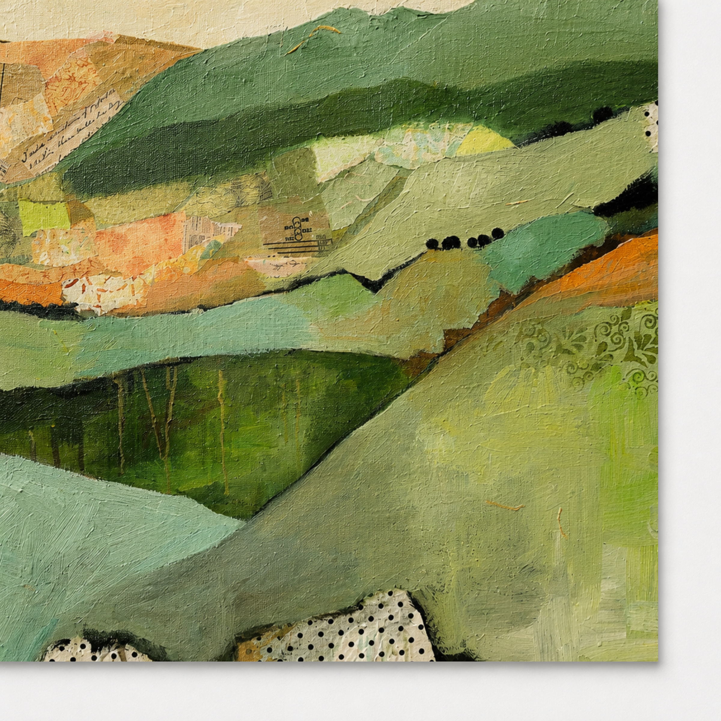 Patchwork Peaks - Original