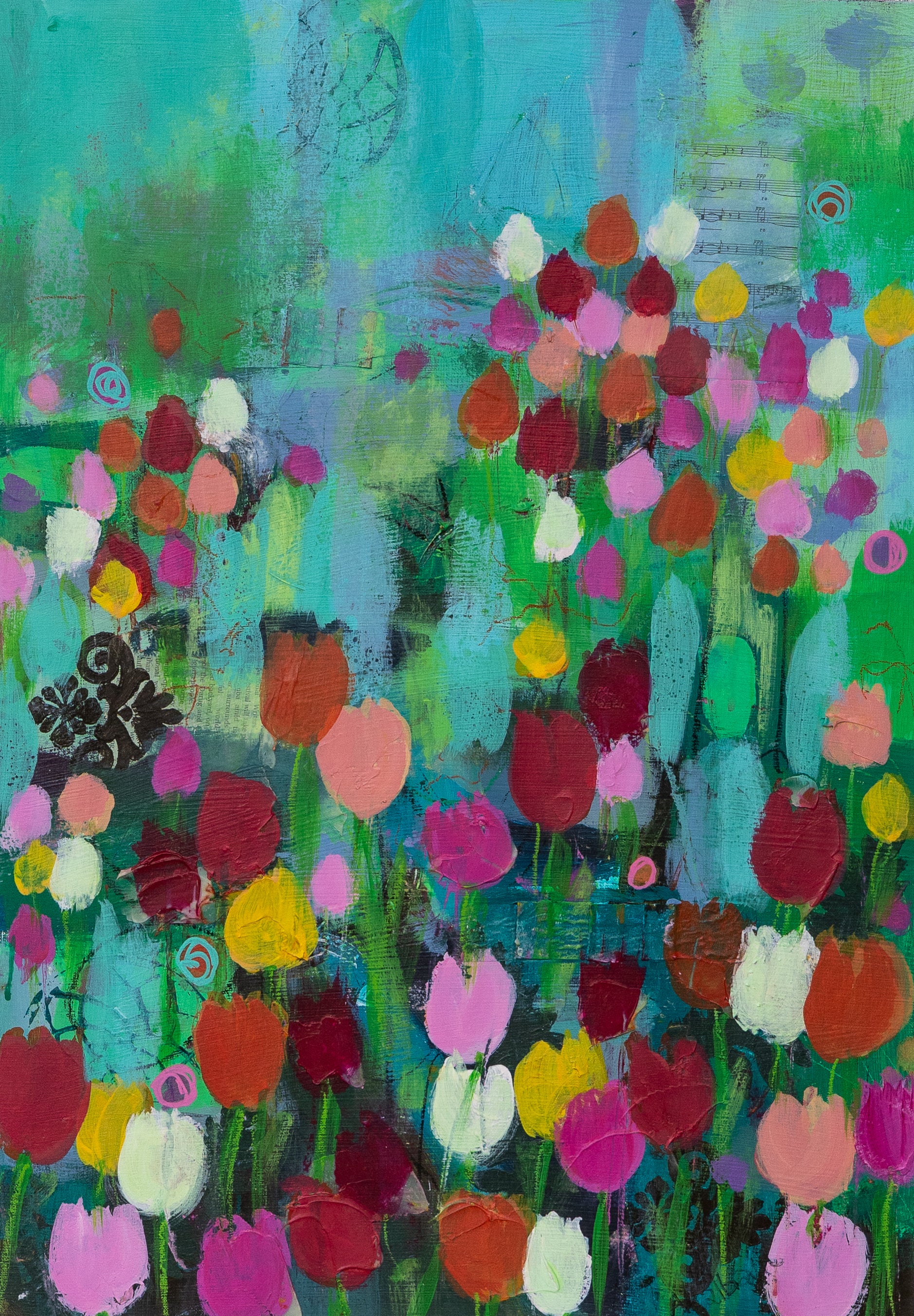Dancing tulips 1 - Original