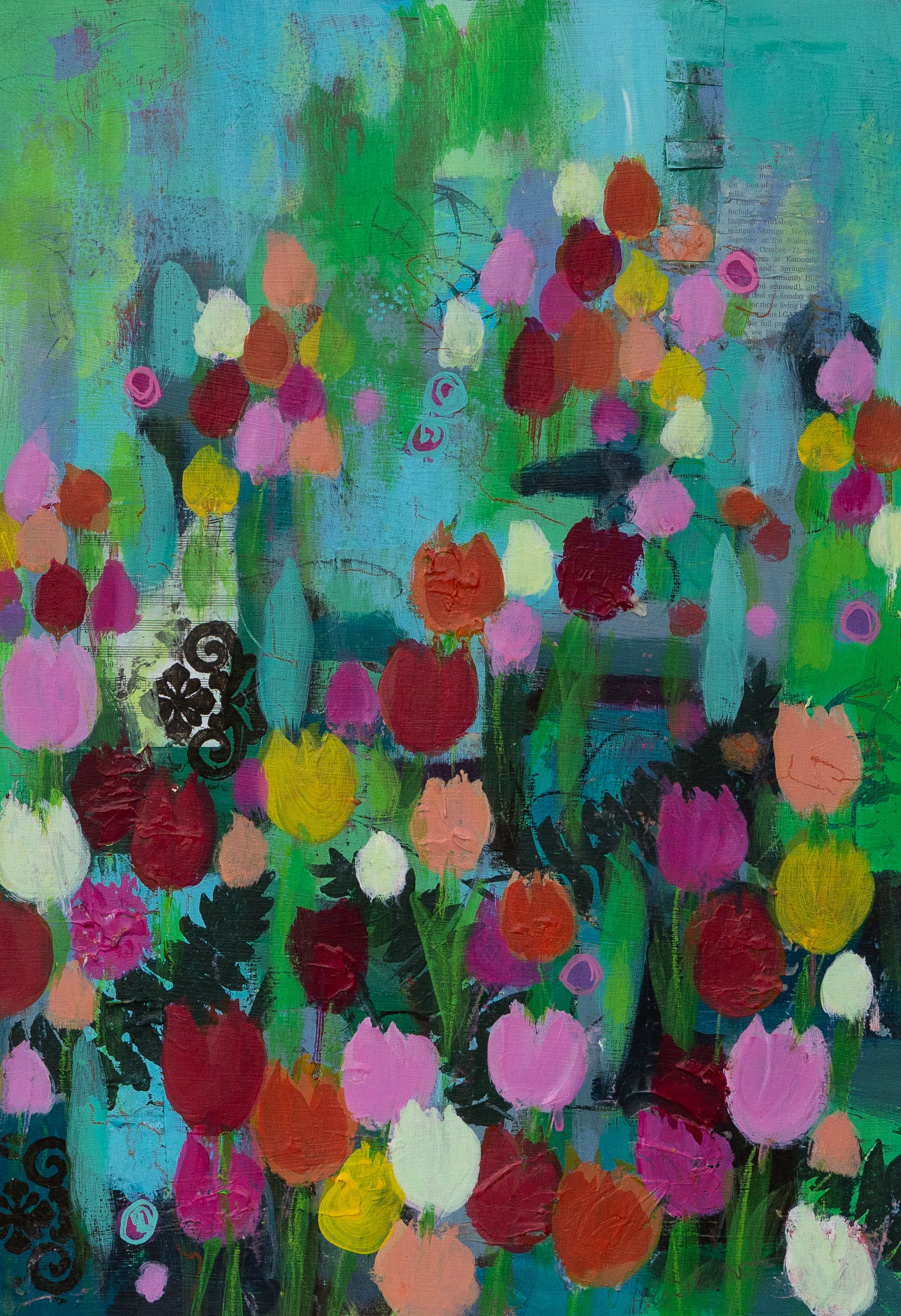 Dancing tulips 2 - Original