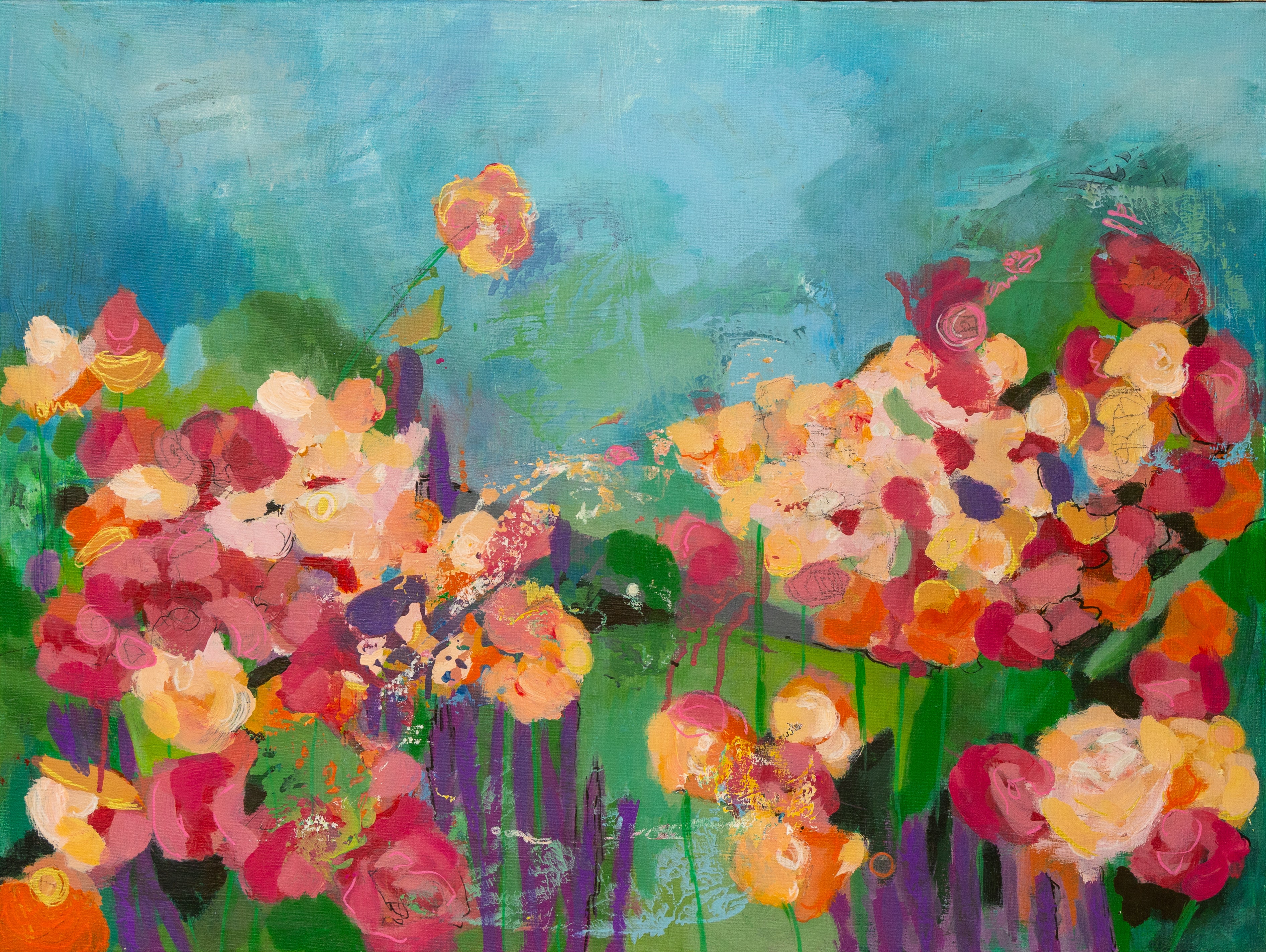 Flower Pond - Original