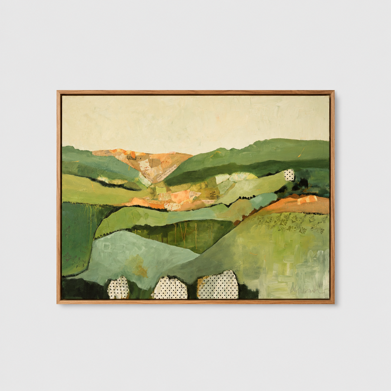 Patchwork Peaks - Original