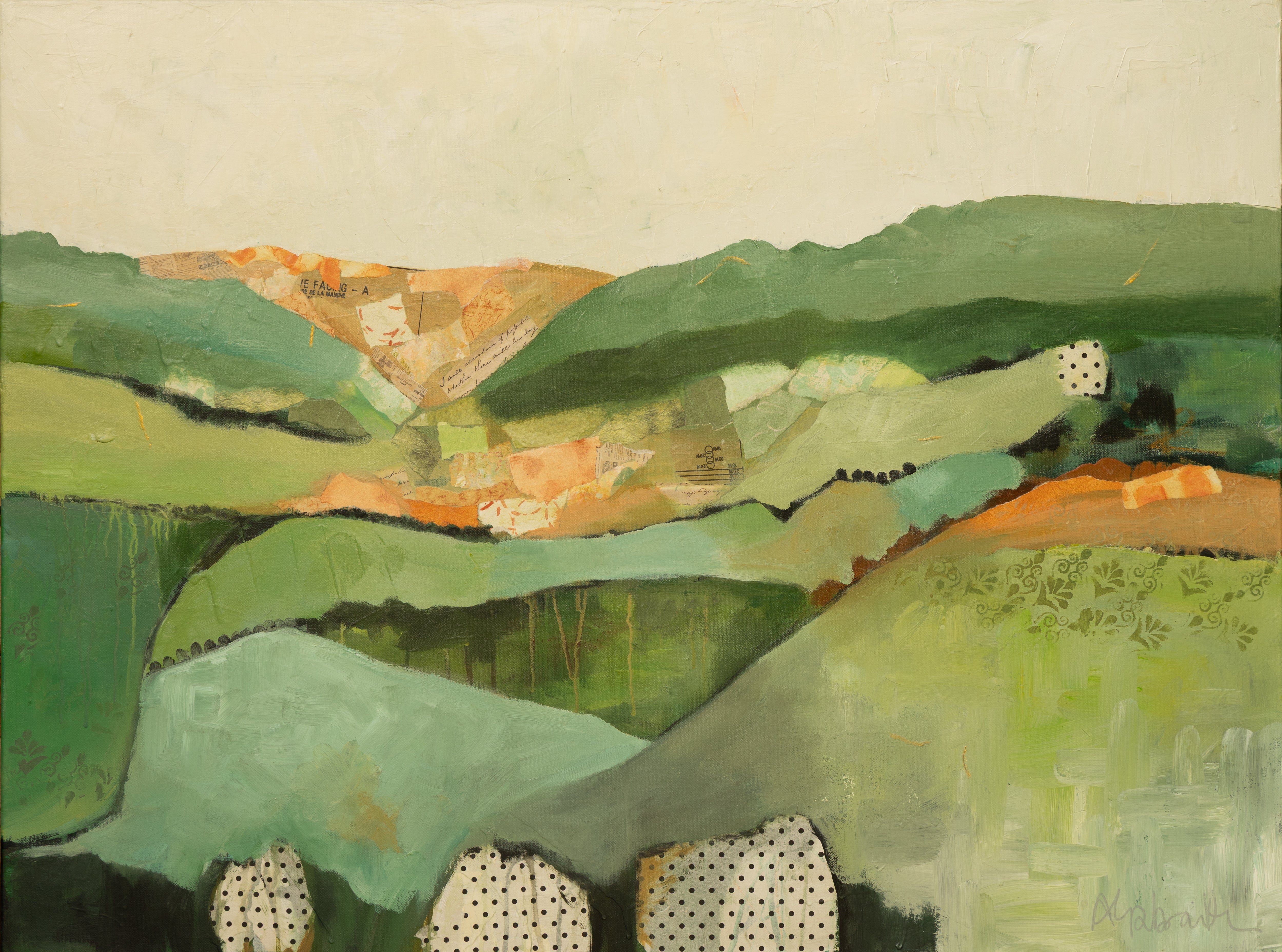 Patchwork Peaks - Original